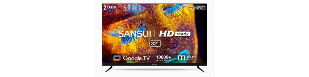 Television: SANSUI  (32 inches)  Rs.9217 to Rs.10789